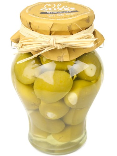 Oliwki Ole Olives Gordal Nadziewane Czosnkiem 580 g.jpg